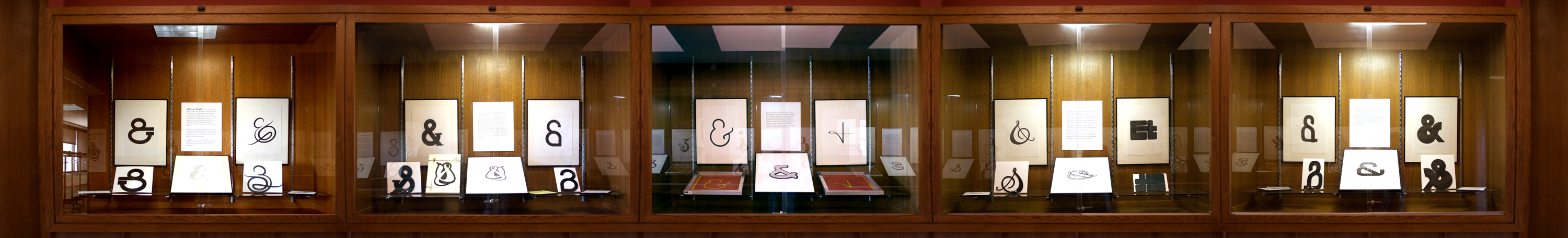 Panoramic Shot of UW-M Special Collections Installation